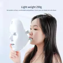 7-Color LED Facial Mask _ Skin Rejuvenation + FREE Neck LED Therapy Gift